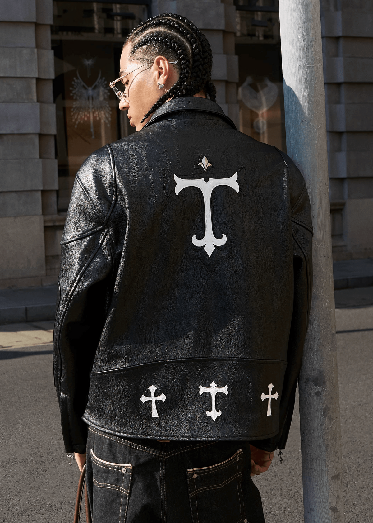 Saints Leather Jacket – INTL Collective