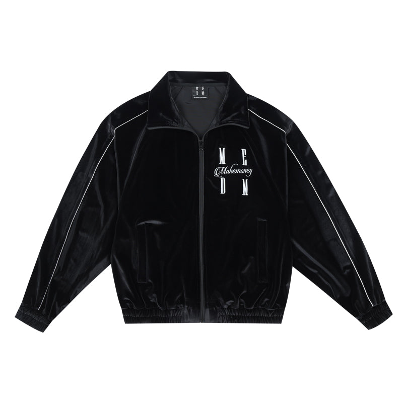 MEDM Velvet Tracksuit Jacket – INTL Collective