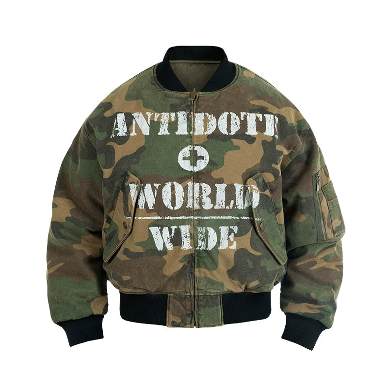 Worldwide Camo Bomber Jacket – INTL Collective