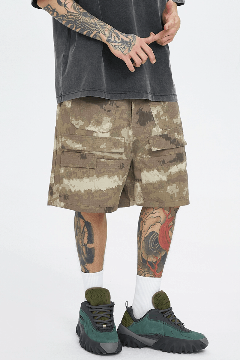 Camo Cargo Shorts INTL Collective