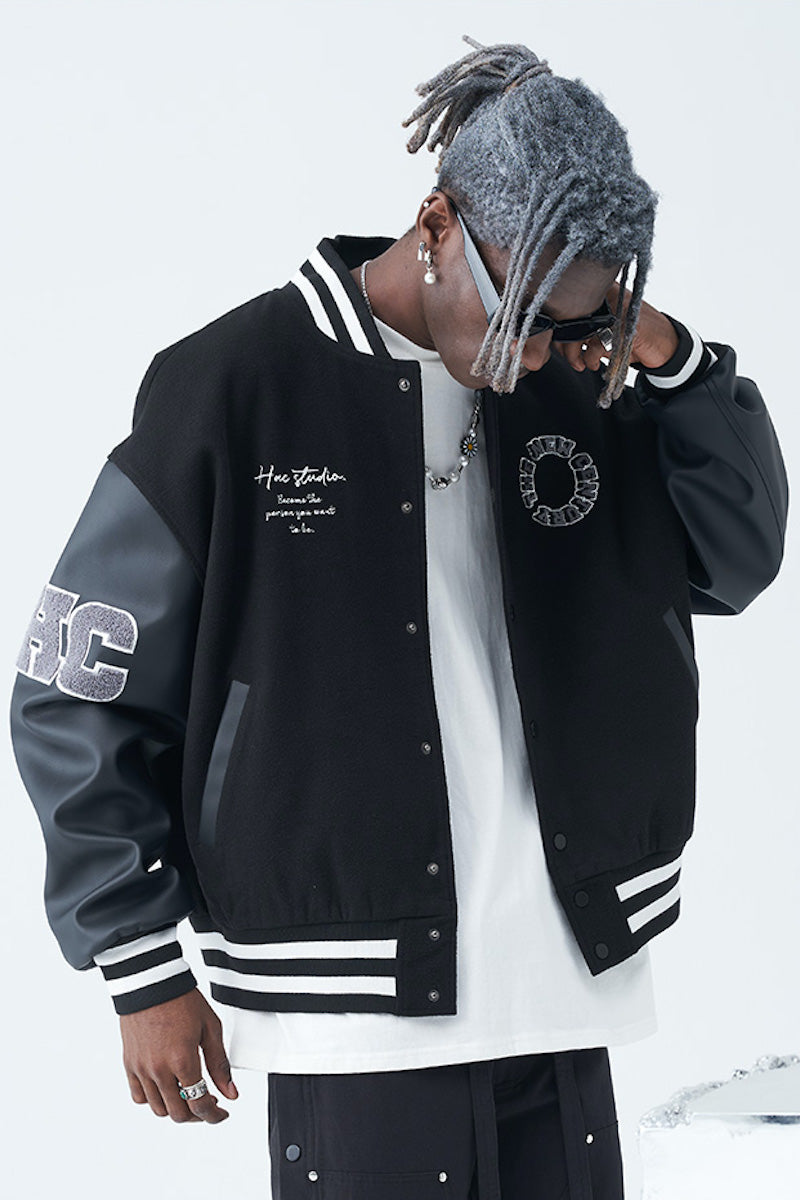 Circular Varsity Jacket - INTL Collective