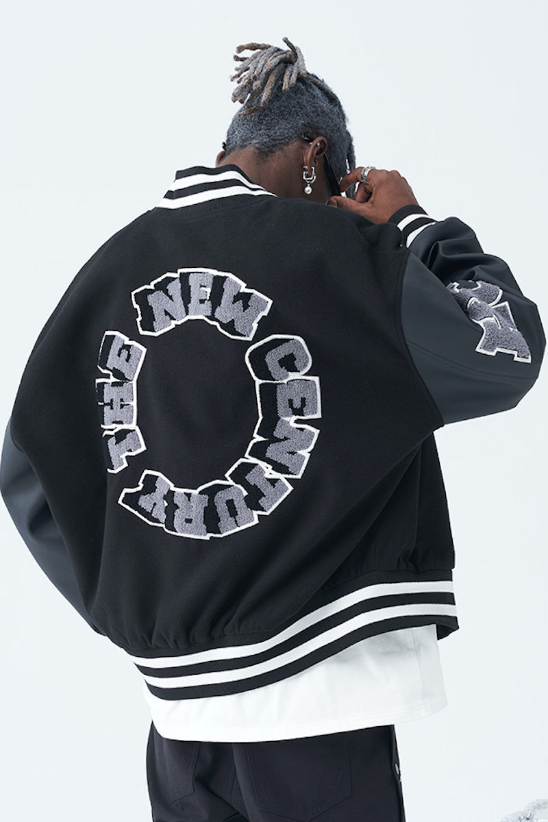 Circular Varsity Jacket - INTL Collective