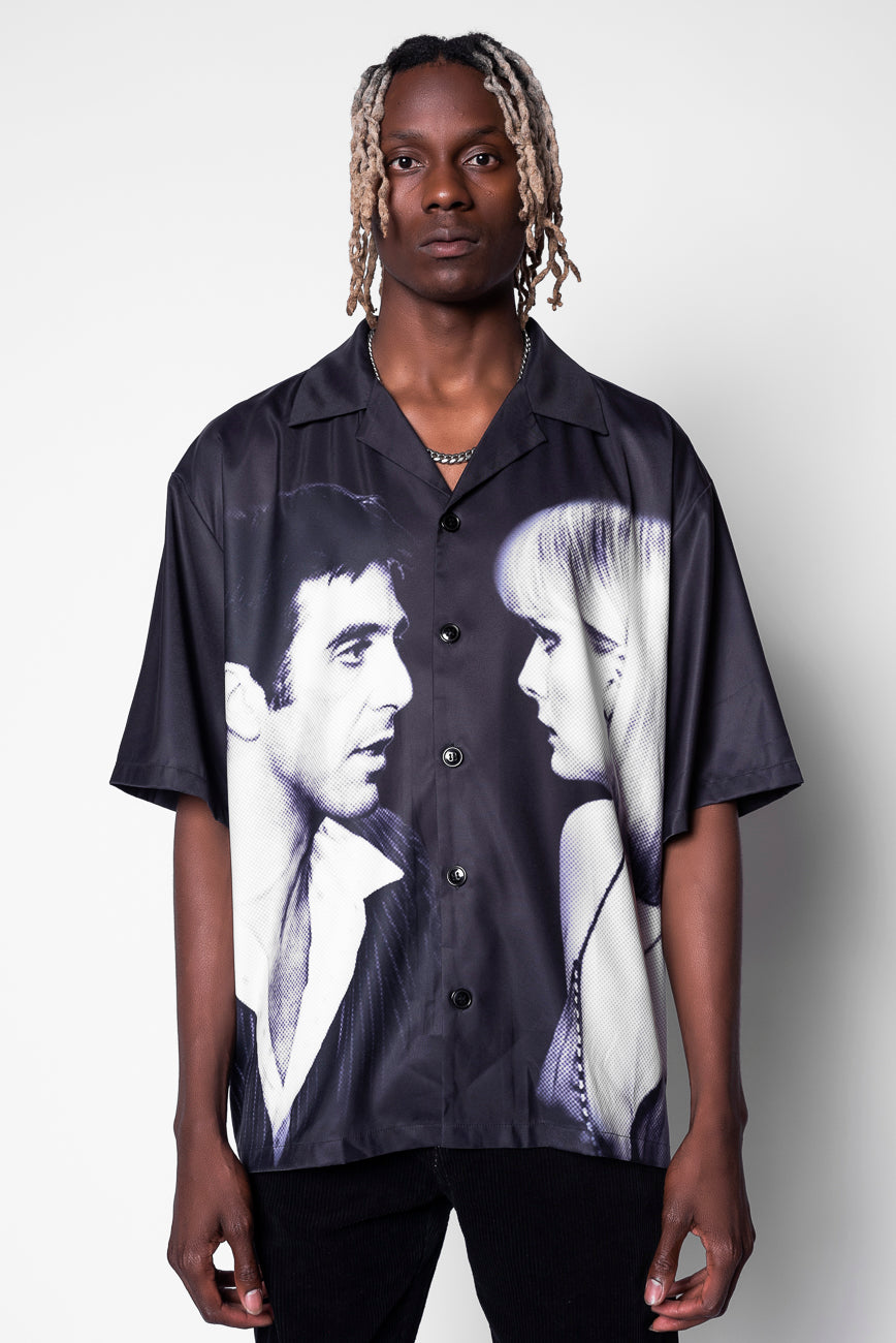 scarface dress shirt Scarface White Suit