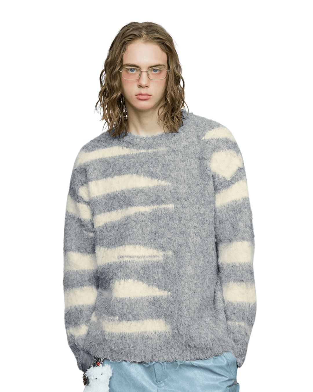 Slashed Mohair Sweater