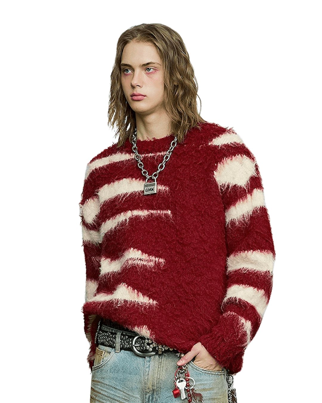 Slashed Mohair Sweater