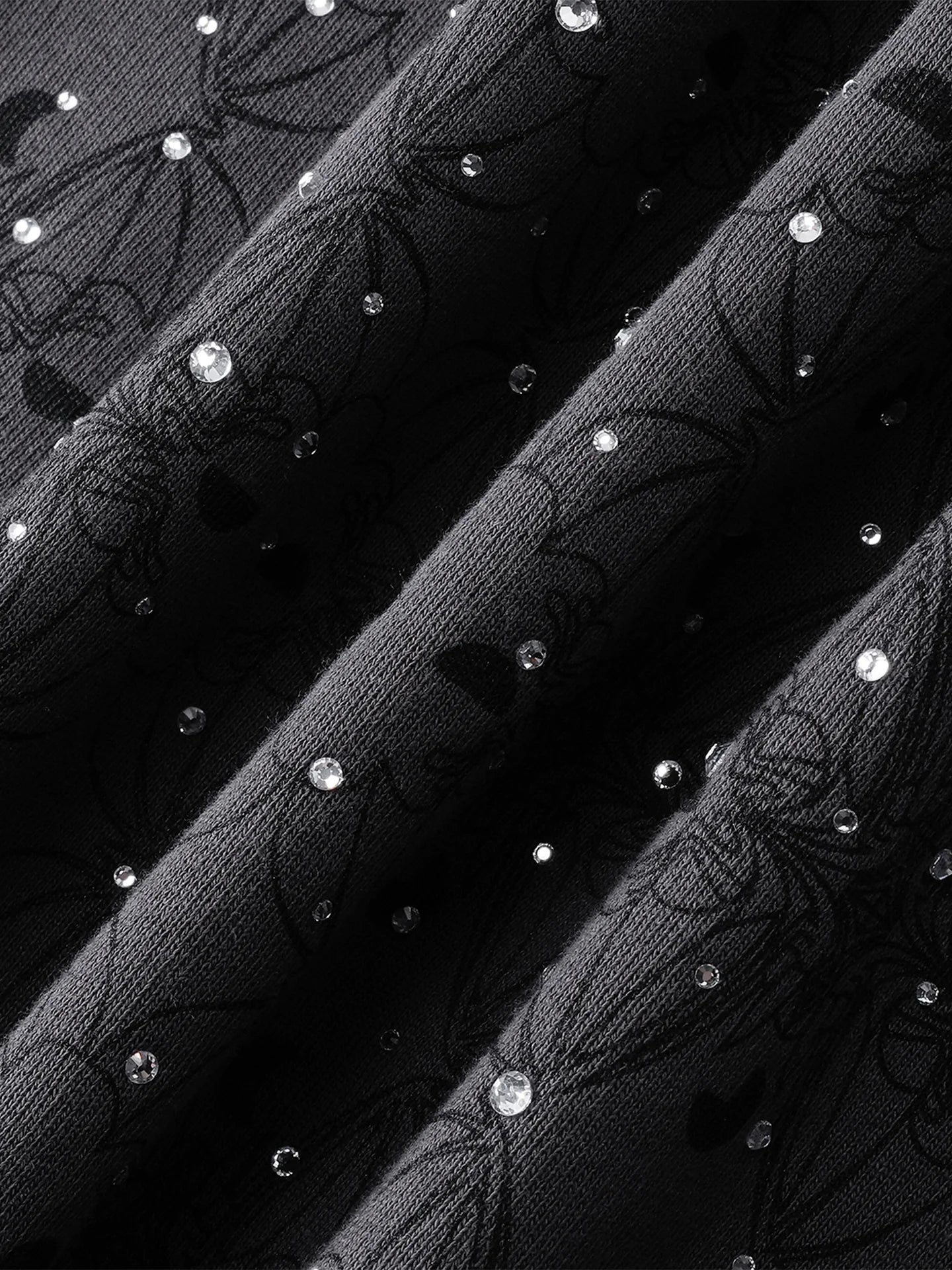 Luminous Rhinestone Hoodie