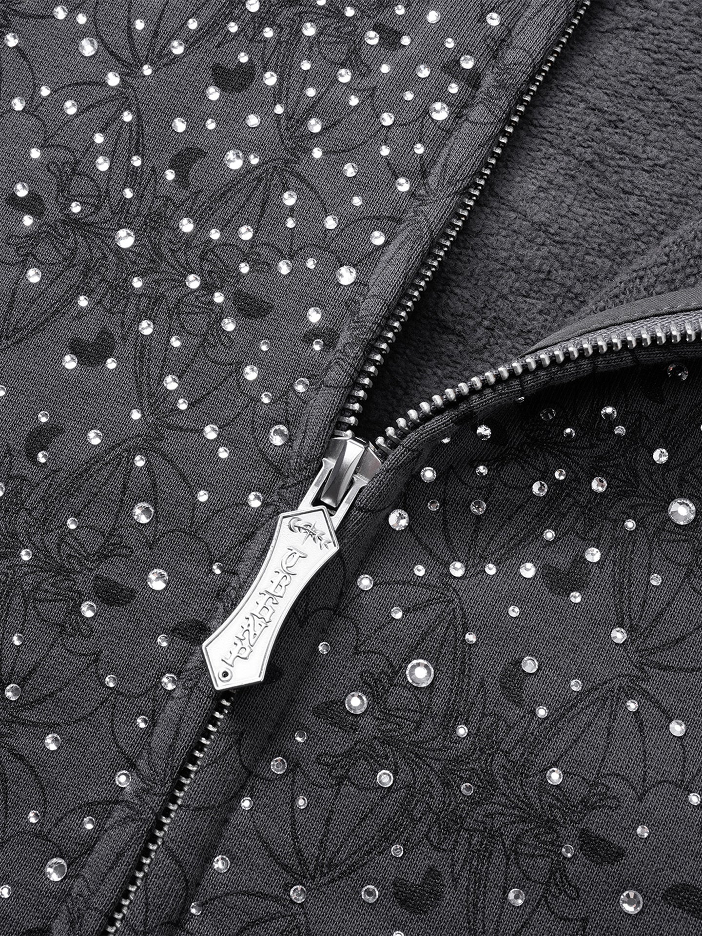 Luminous Rhinestone Hoodie