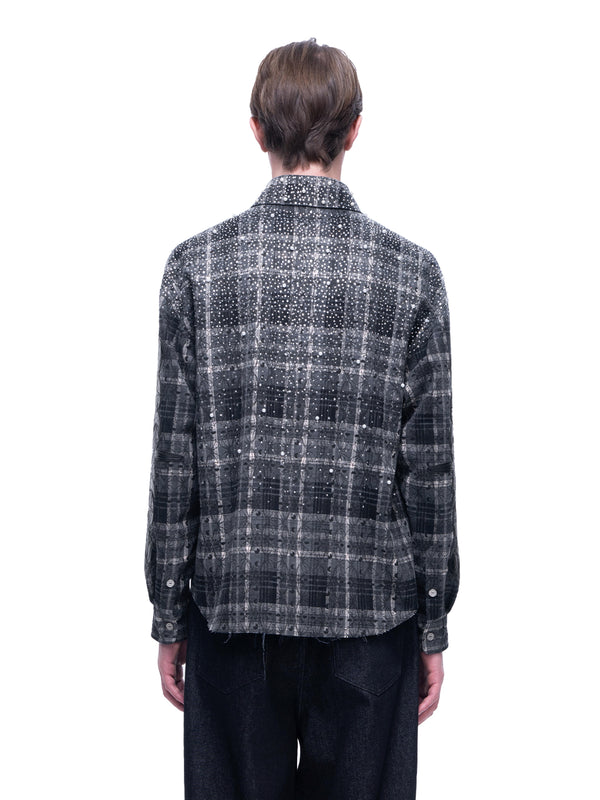 Rhinestone Plaid Shirt