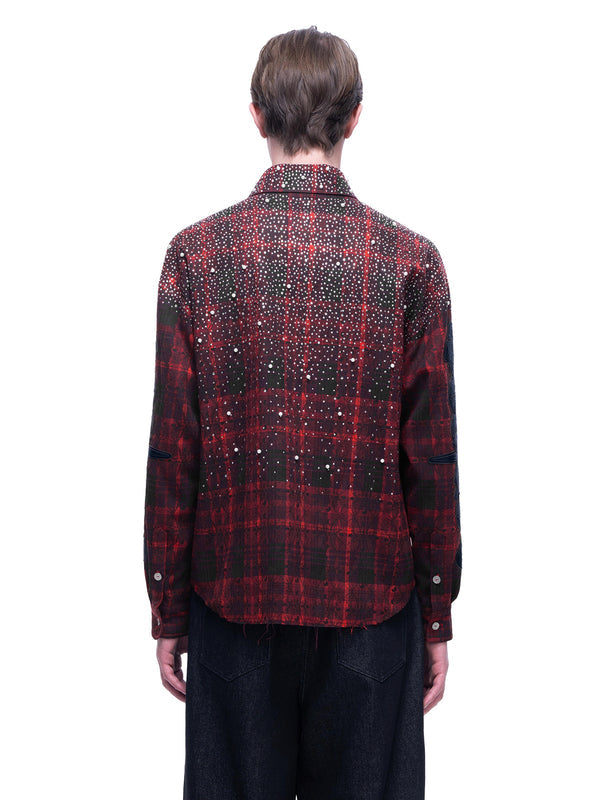 Rhinestone Plaid Shirt