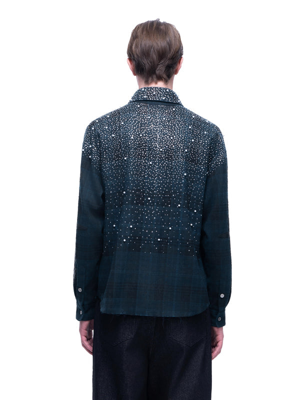 Rhinestone Plaid Shirt