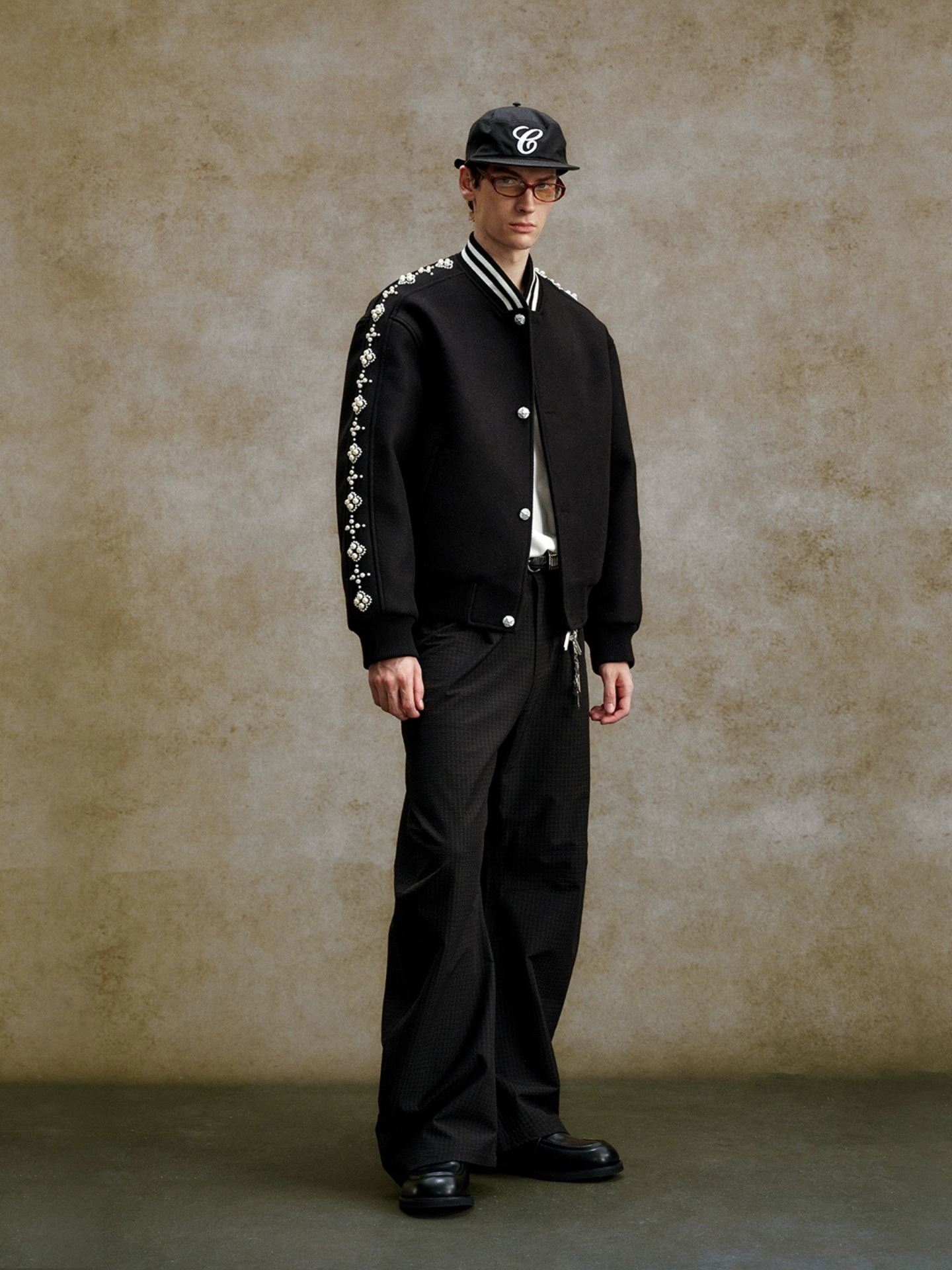Studded Baseball Jacket