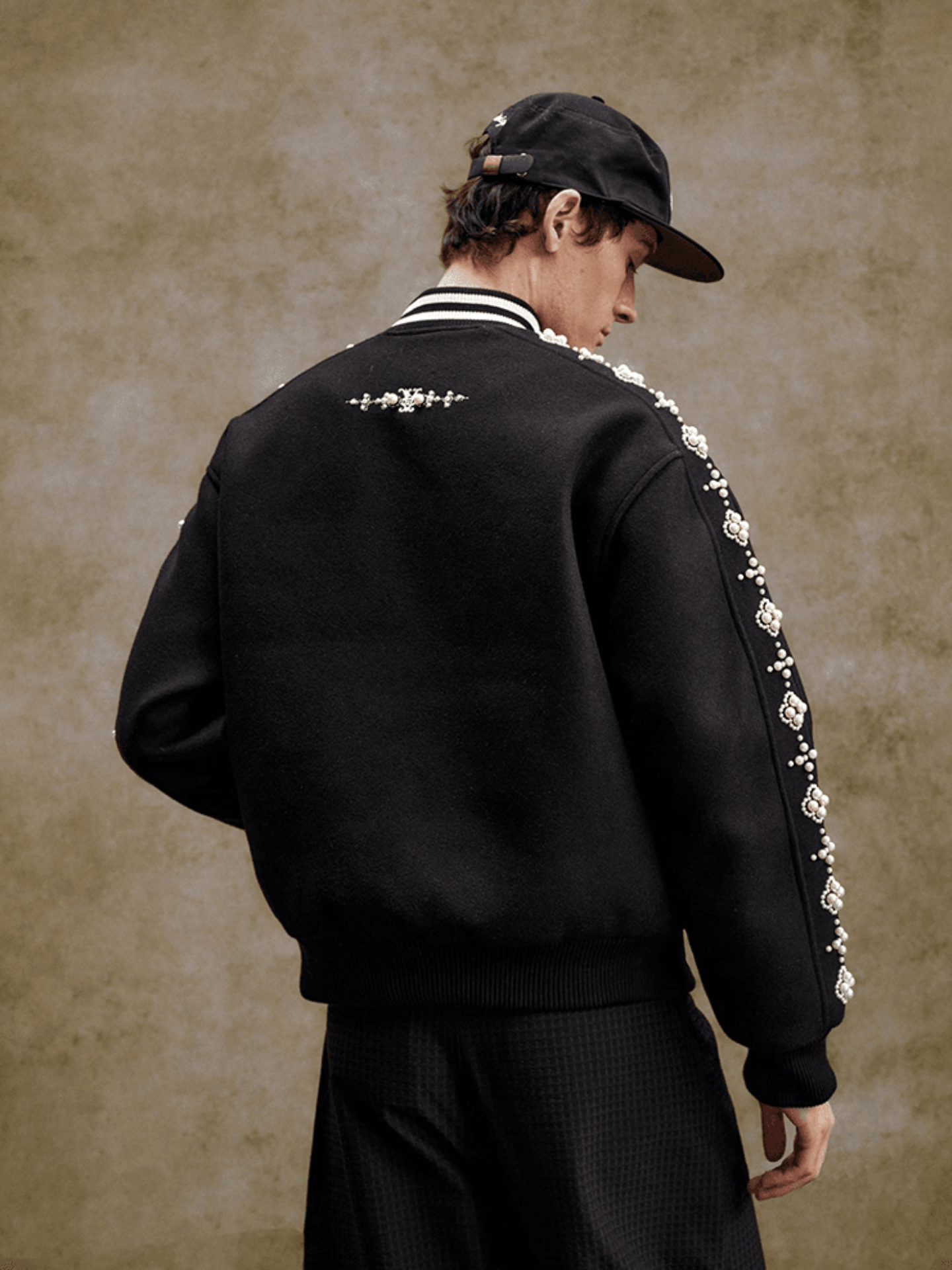 Studded Baseball Jacket