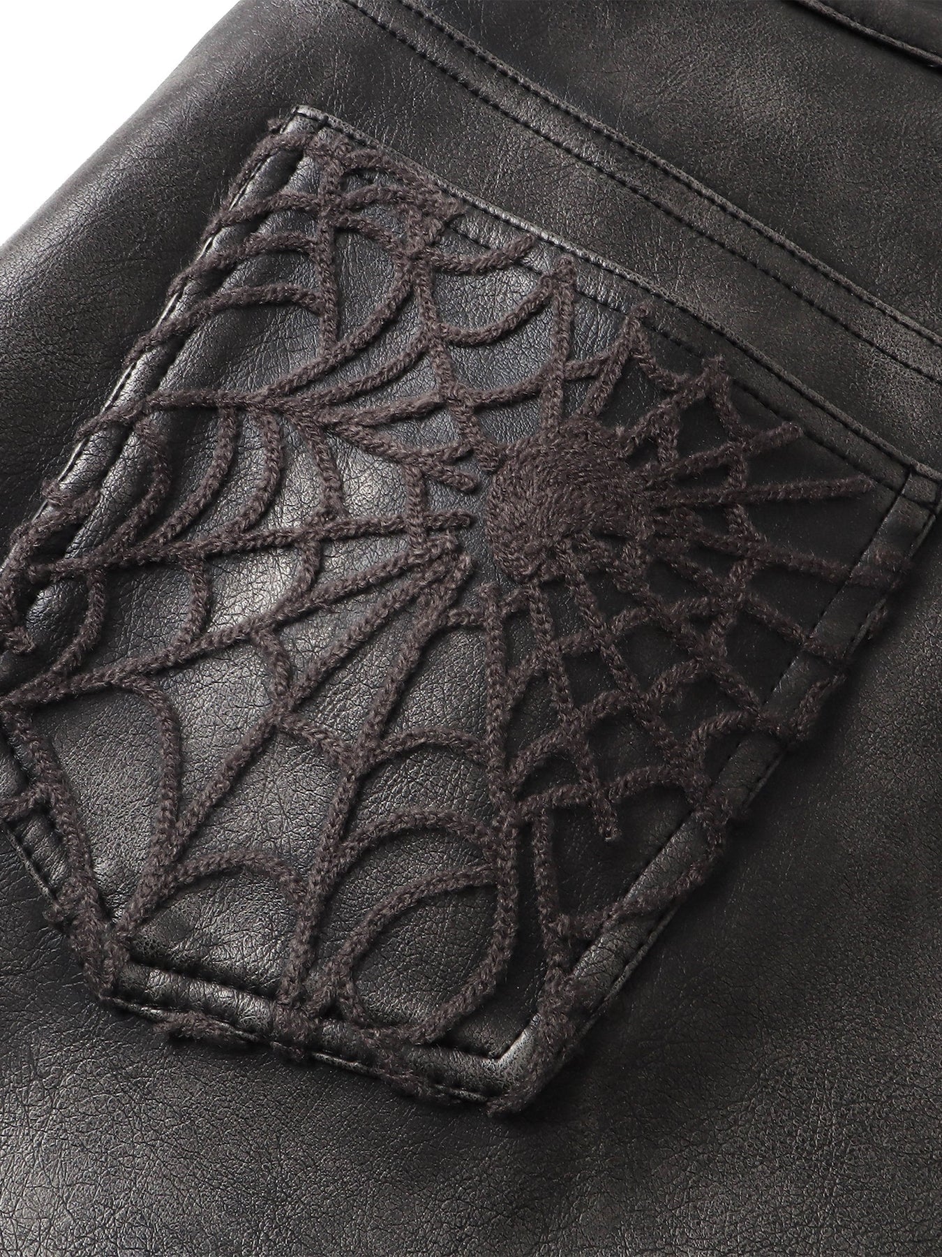 Cobweb Leather Pants – INTL Collective