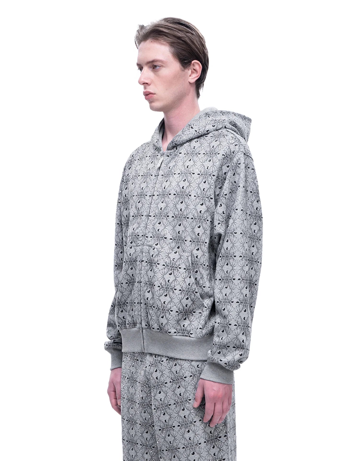 Luminous Rhinestone Hoodie