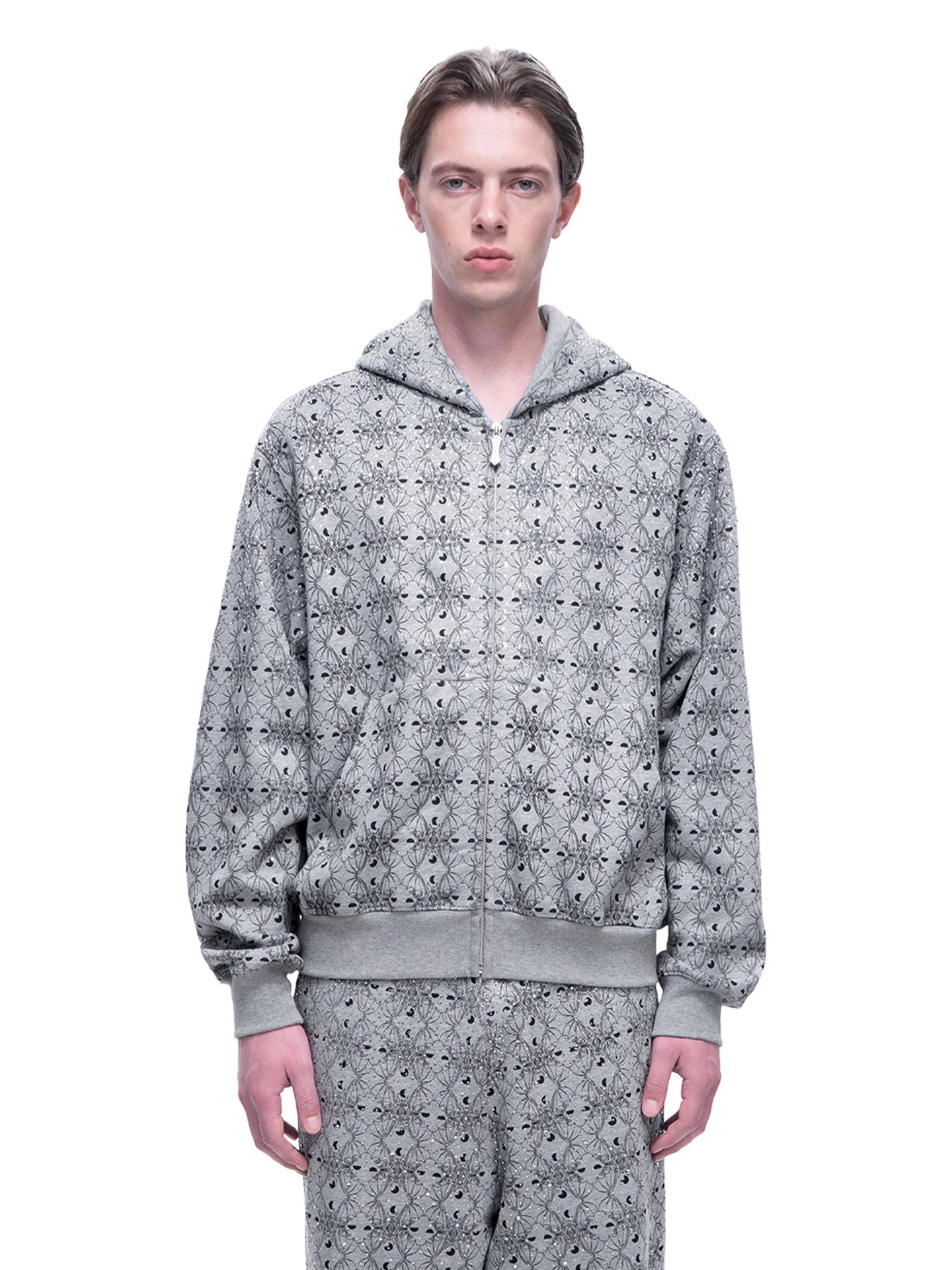 Luminous Rhinestone Hoodie