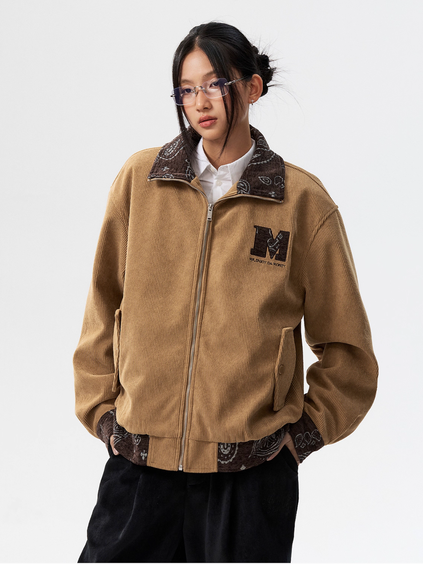 Cashew Florals Corduroy Jacket