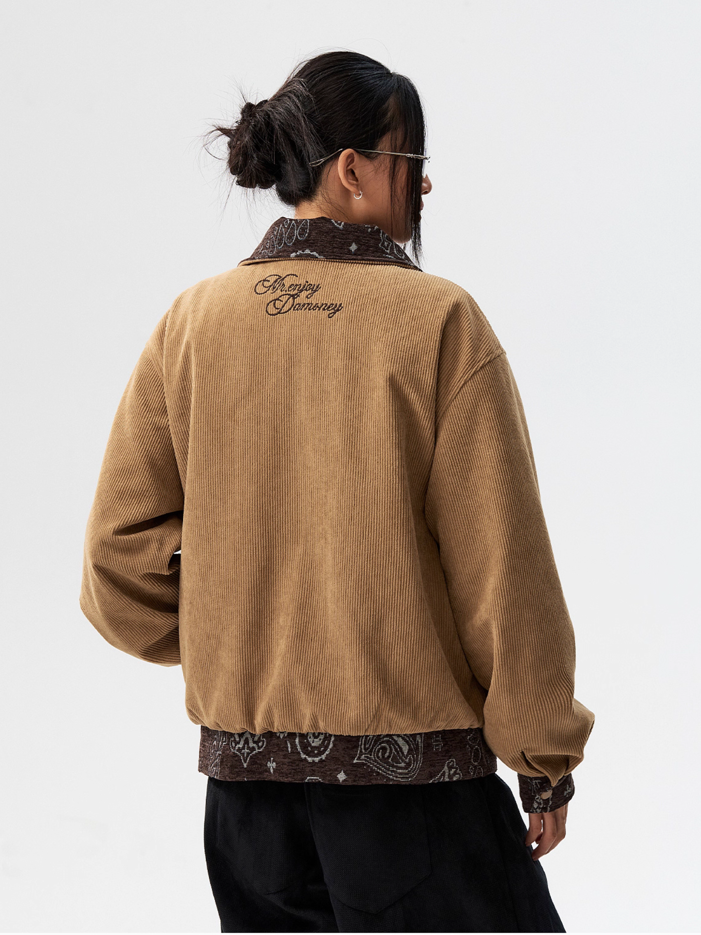 Cashew Florals Corduroy Jacket