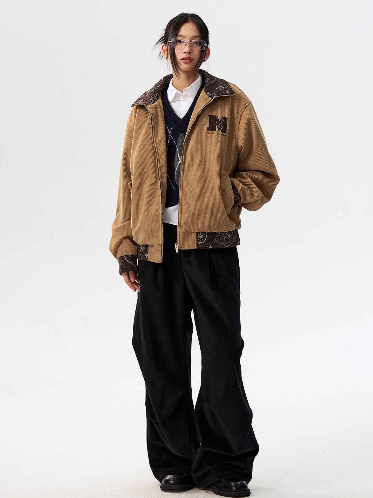 Cashew Florals Corduroy Jacket