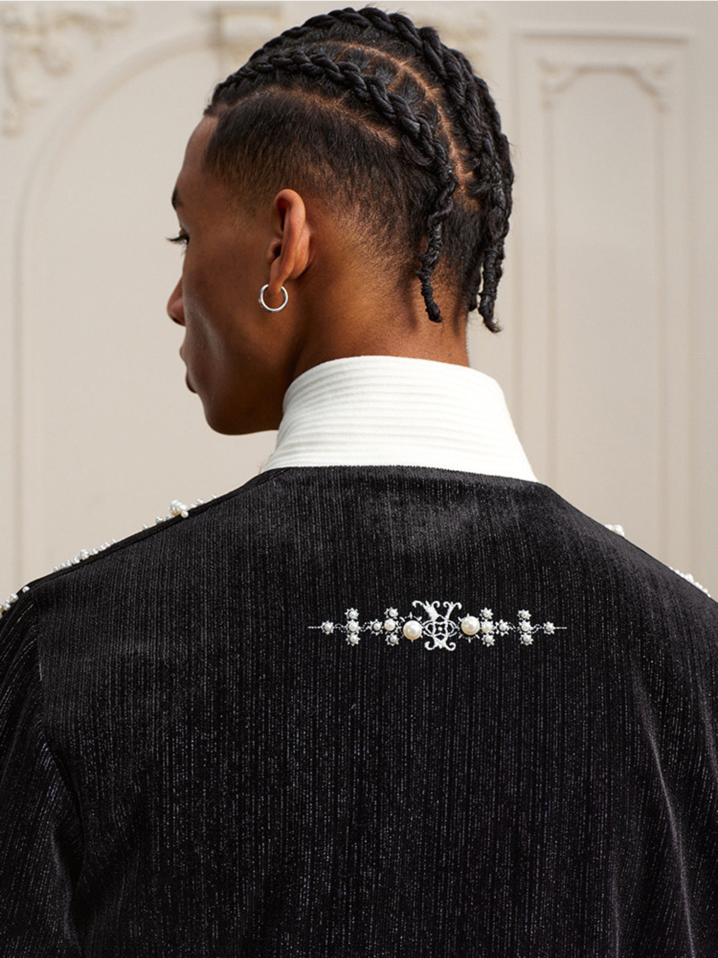 Studded Velvet Tracksuit Jacket