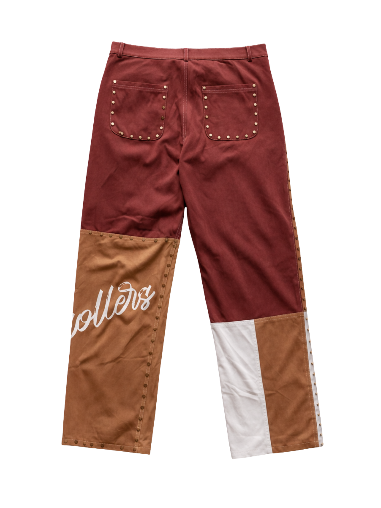 Patchwork Suede Lounge Pants (M)