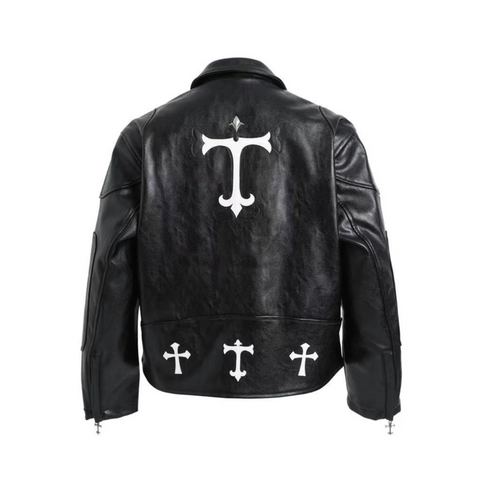 Saints Leather Jacket – INTL Collective