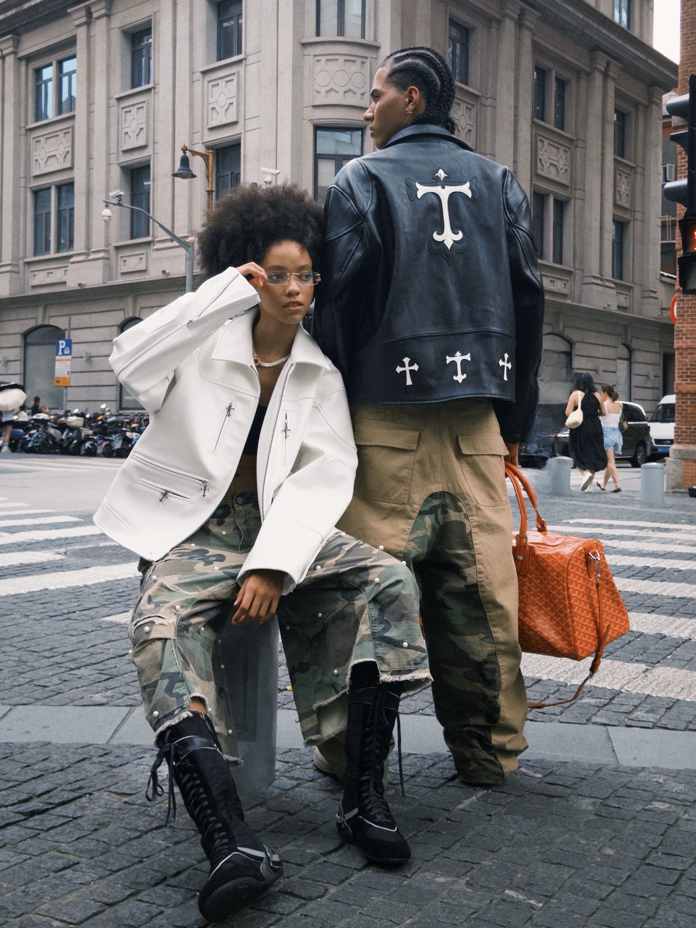Saints Leather Jacket