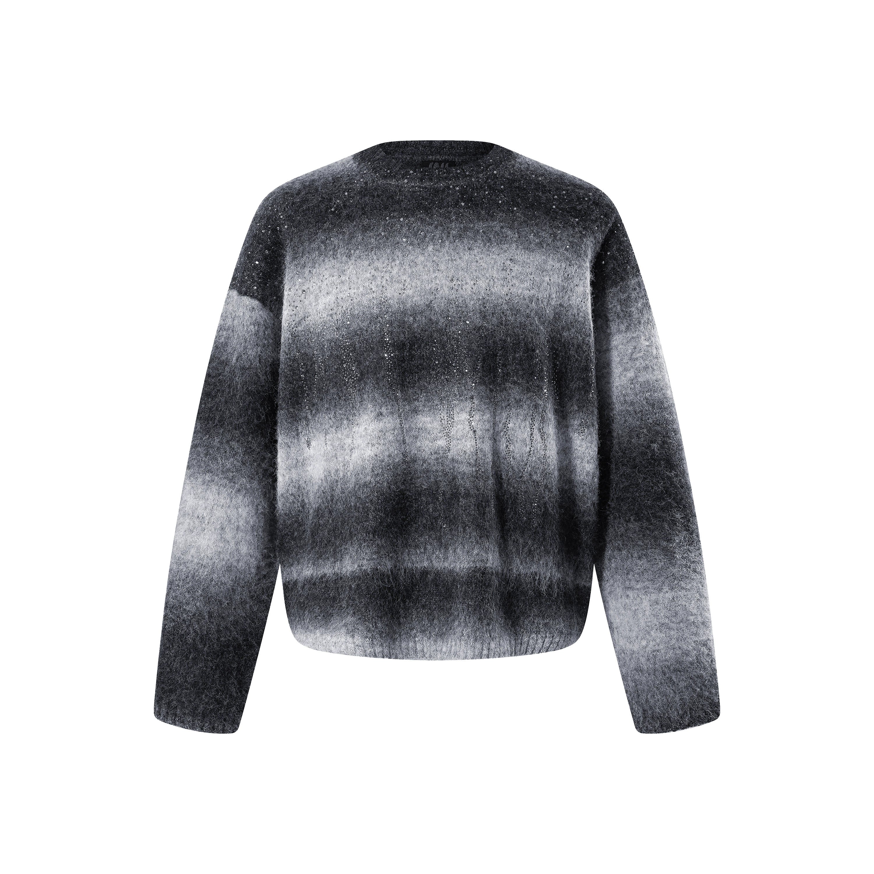 Luminous Rhinestone Mohair Sweater