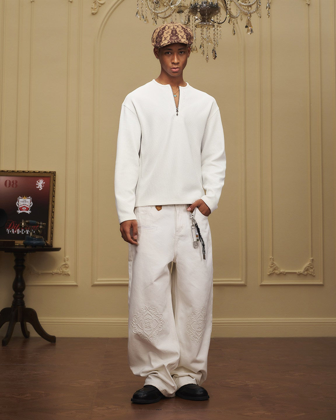 Baroque Embossed Jeans