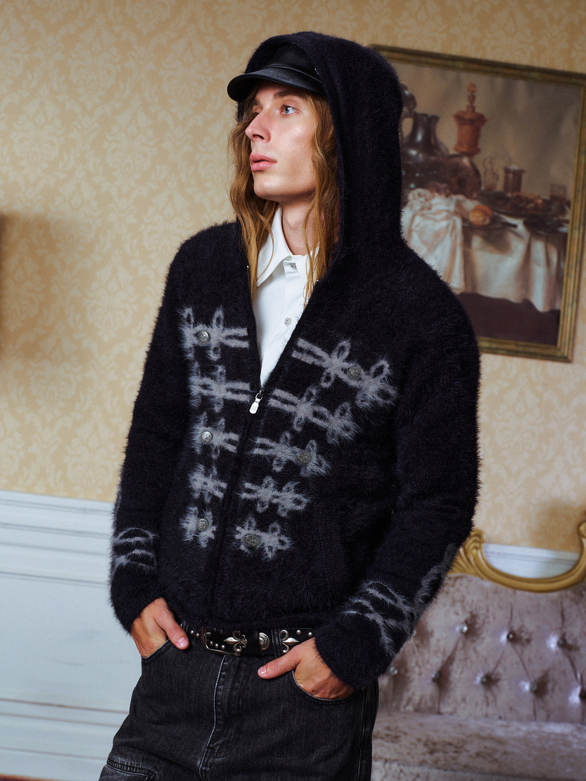 Fleur Mohair Hoodie
