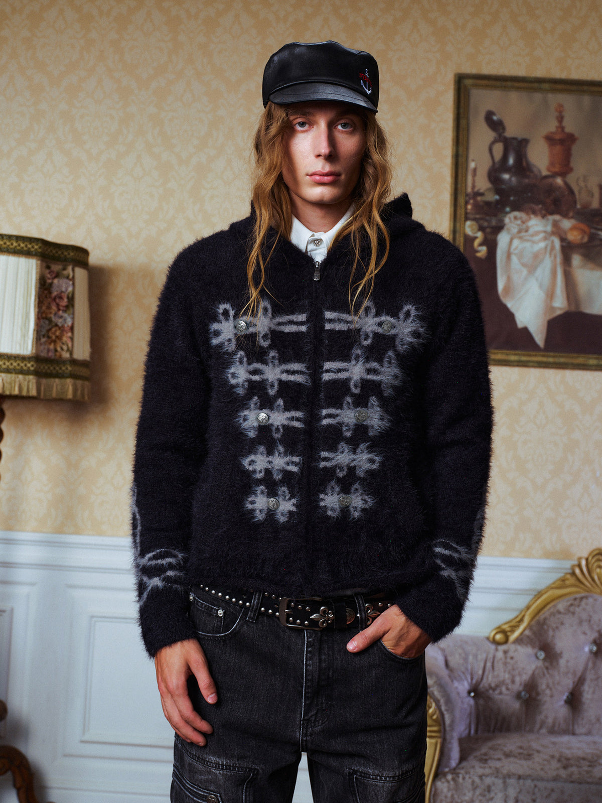 Fleur Mohair Hoodie