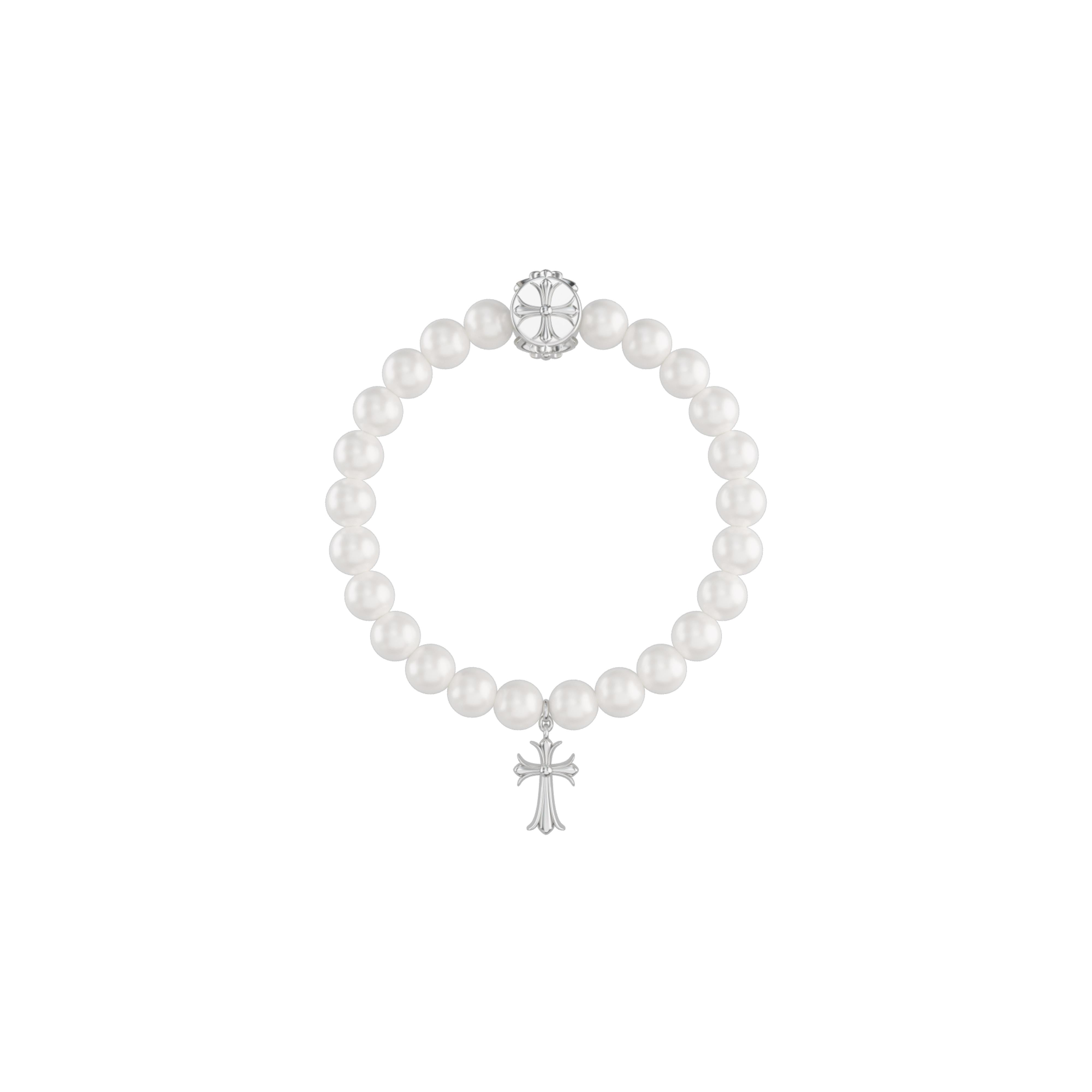 Crossed Pearls Bracelet