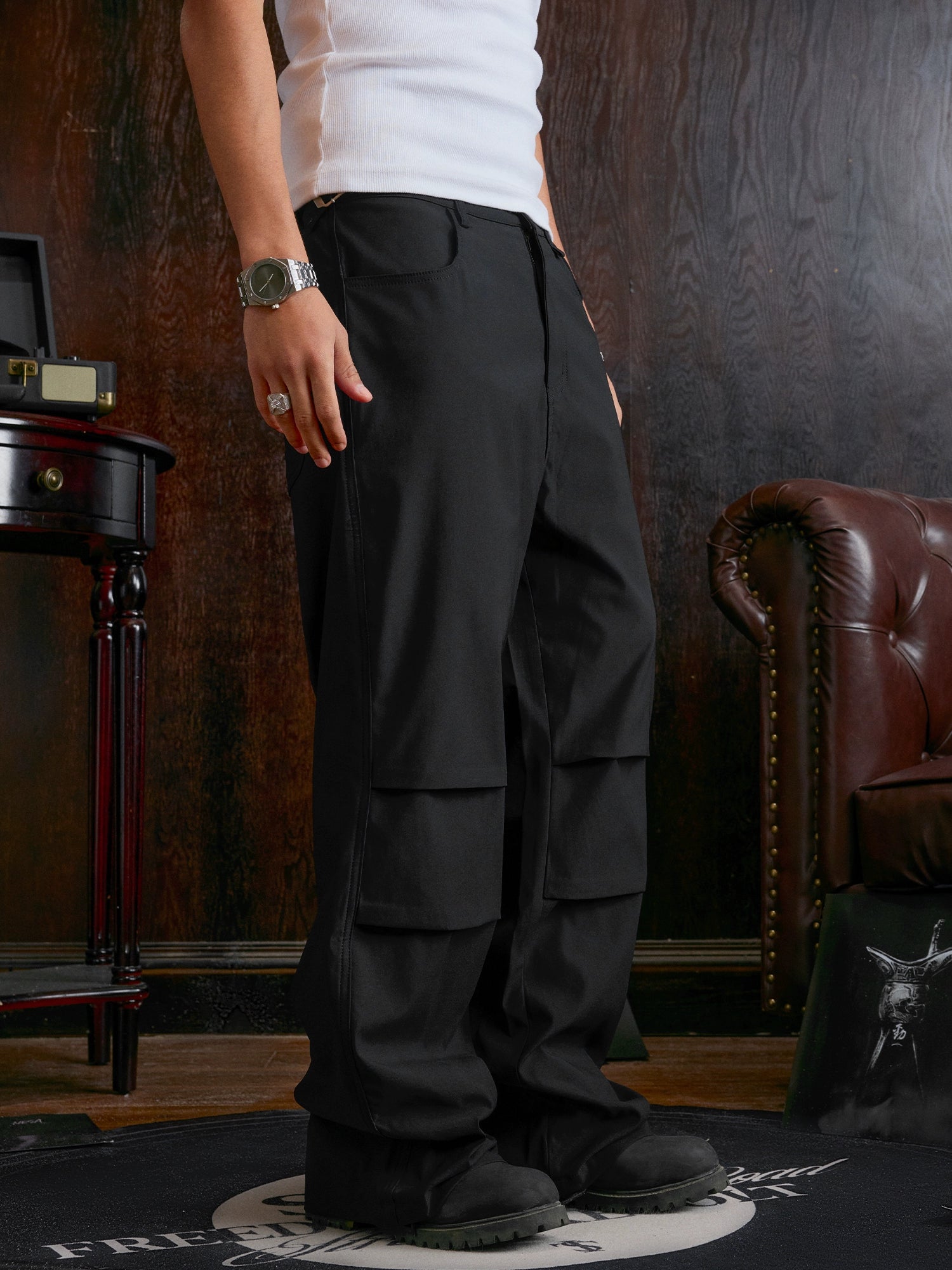 Folded Tech Pants