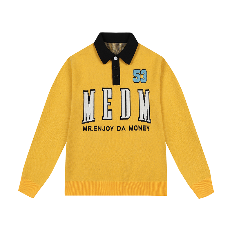 MEDM Racing Knit Polo