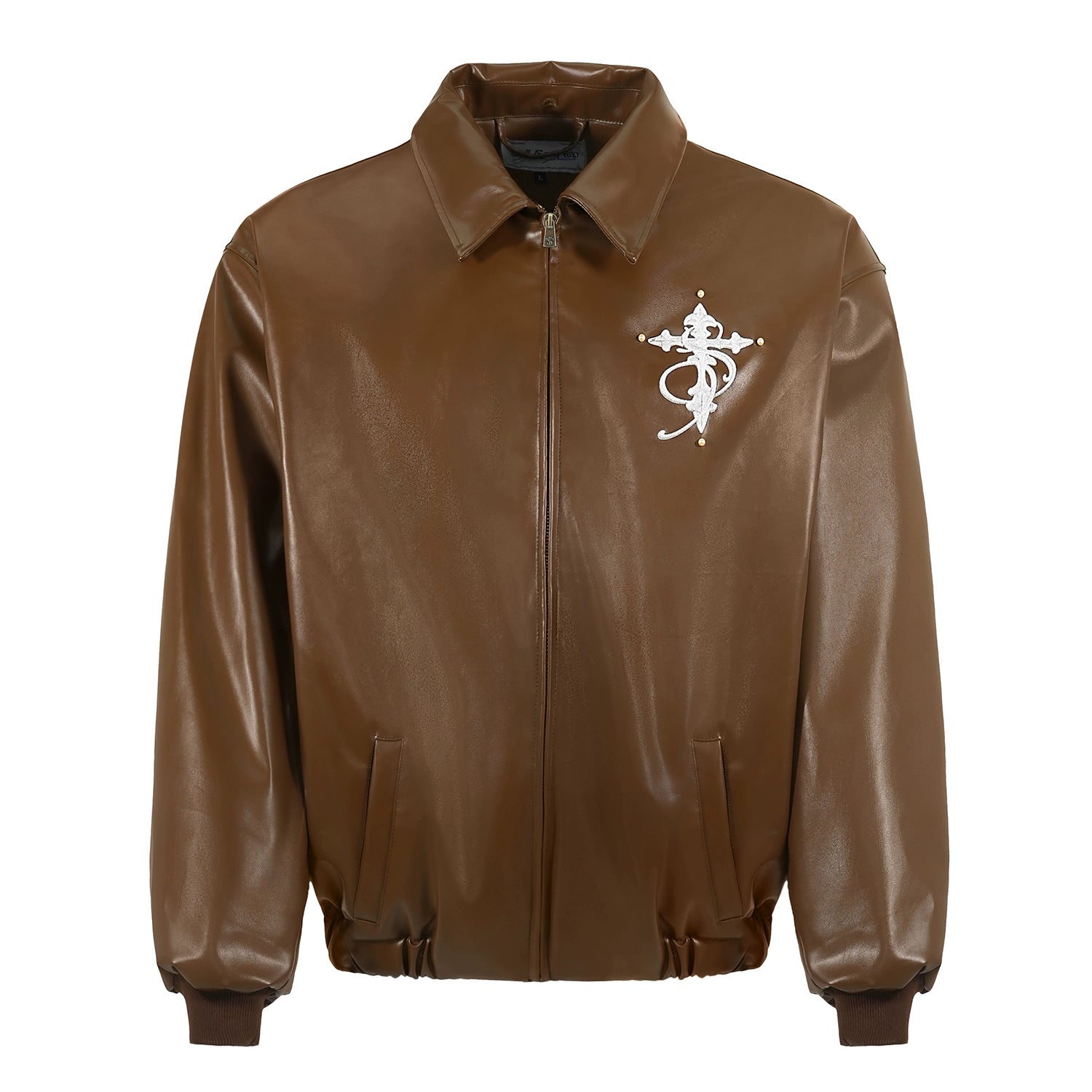 Heaven's Pearls Leather Bomber Jacket – INTL Collective