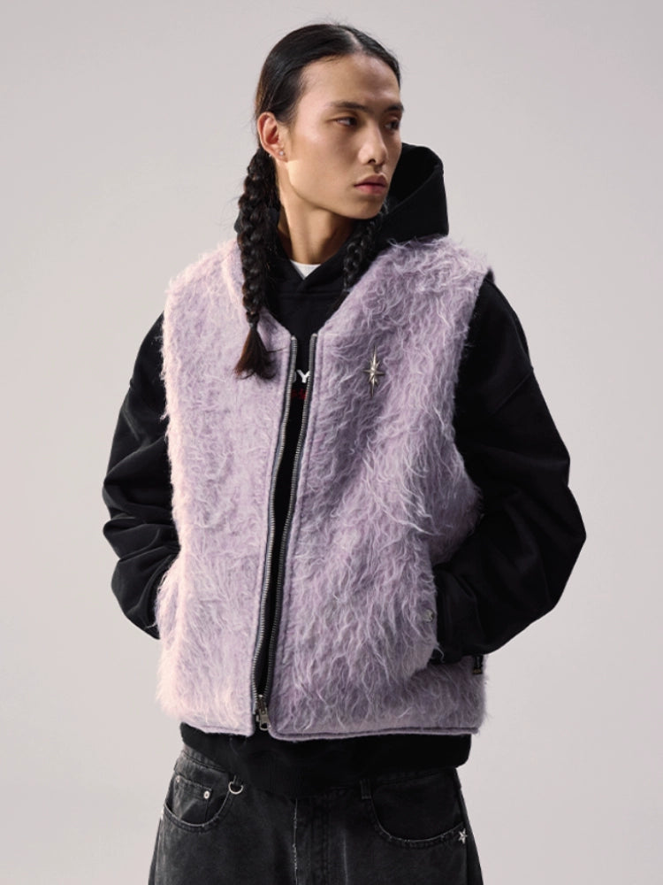 Reversible Mohair Vest