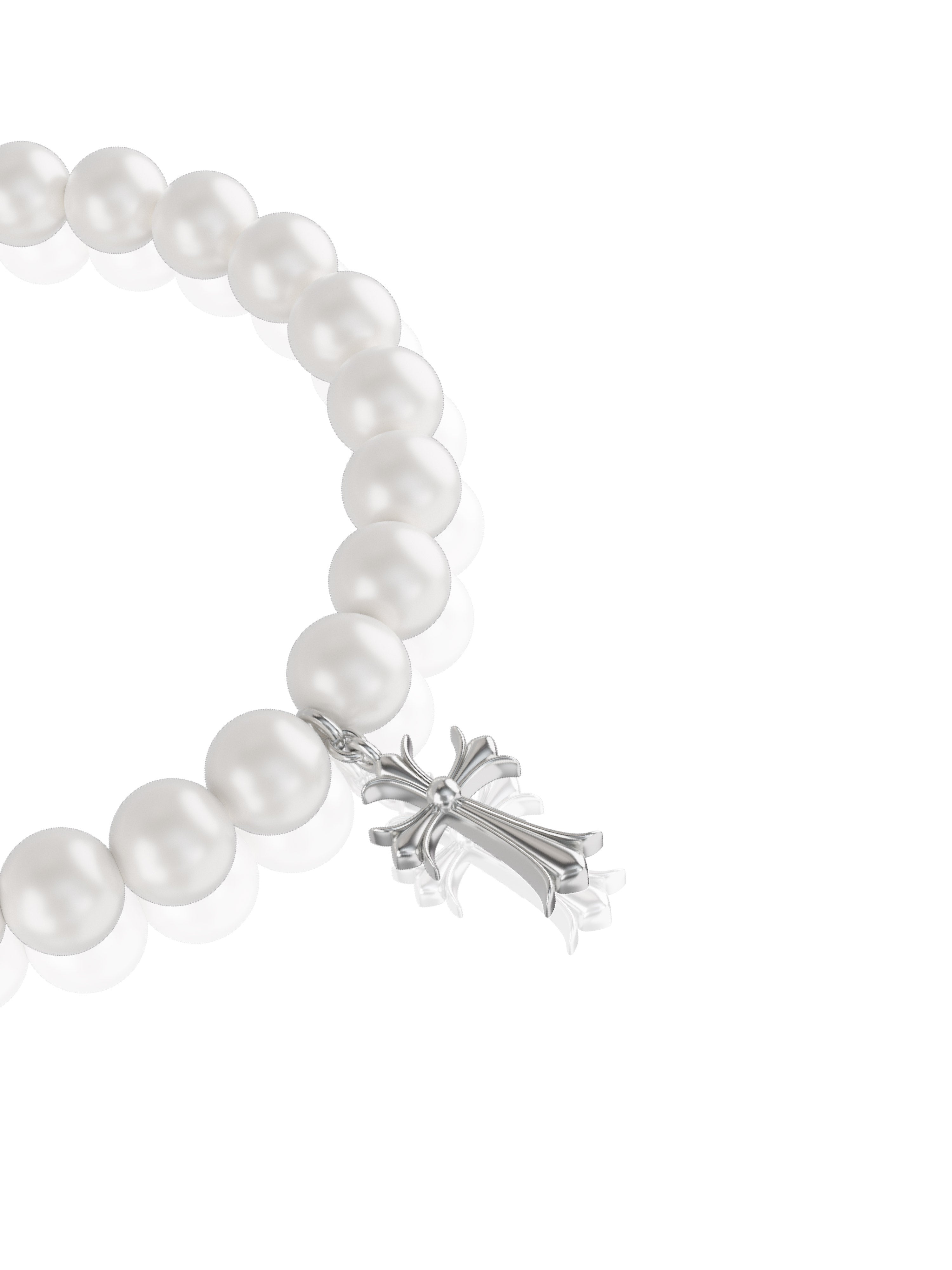 Crossed Pearls Bracelet