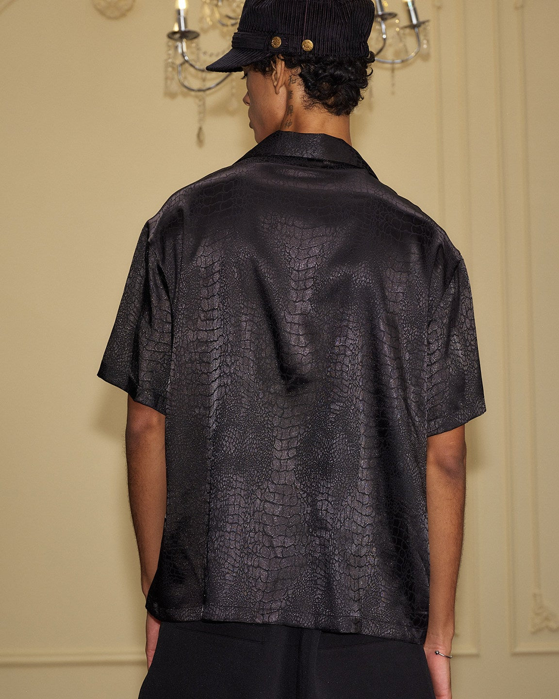 Croc Button Down