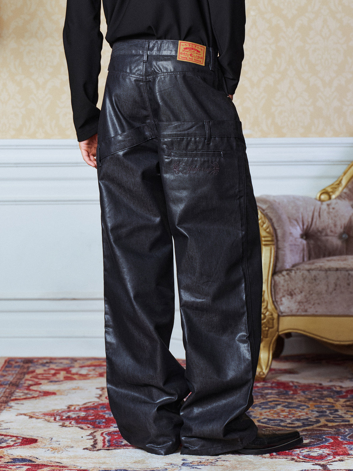 Rivet Waxed Jeans