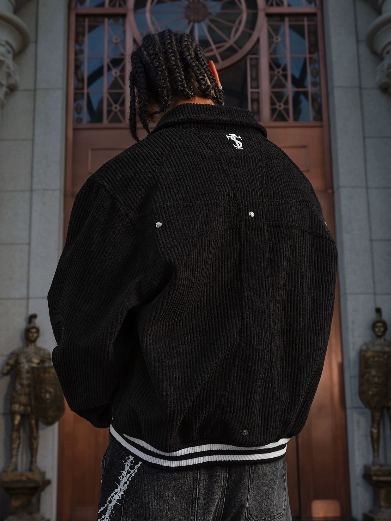 STK Corduroy Bomber Jacket – INTL Collective STK Corduroy Bomber Jacket – INTL Collective