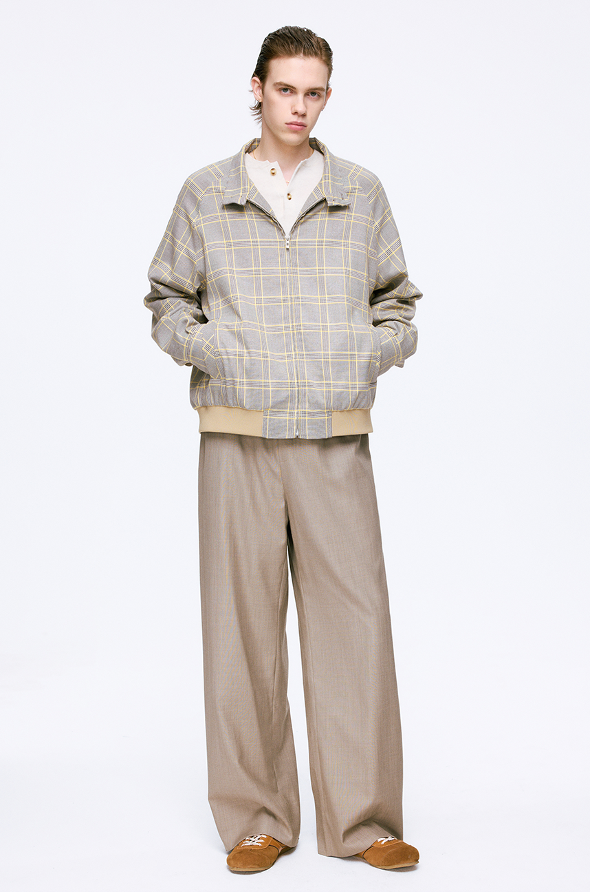 Houndstooth Harrington Jacket