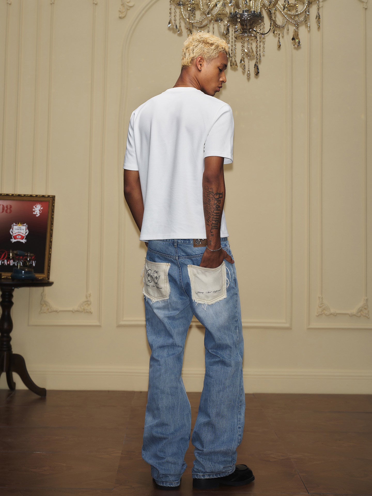 Stallion Pleated Jeans