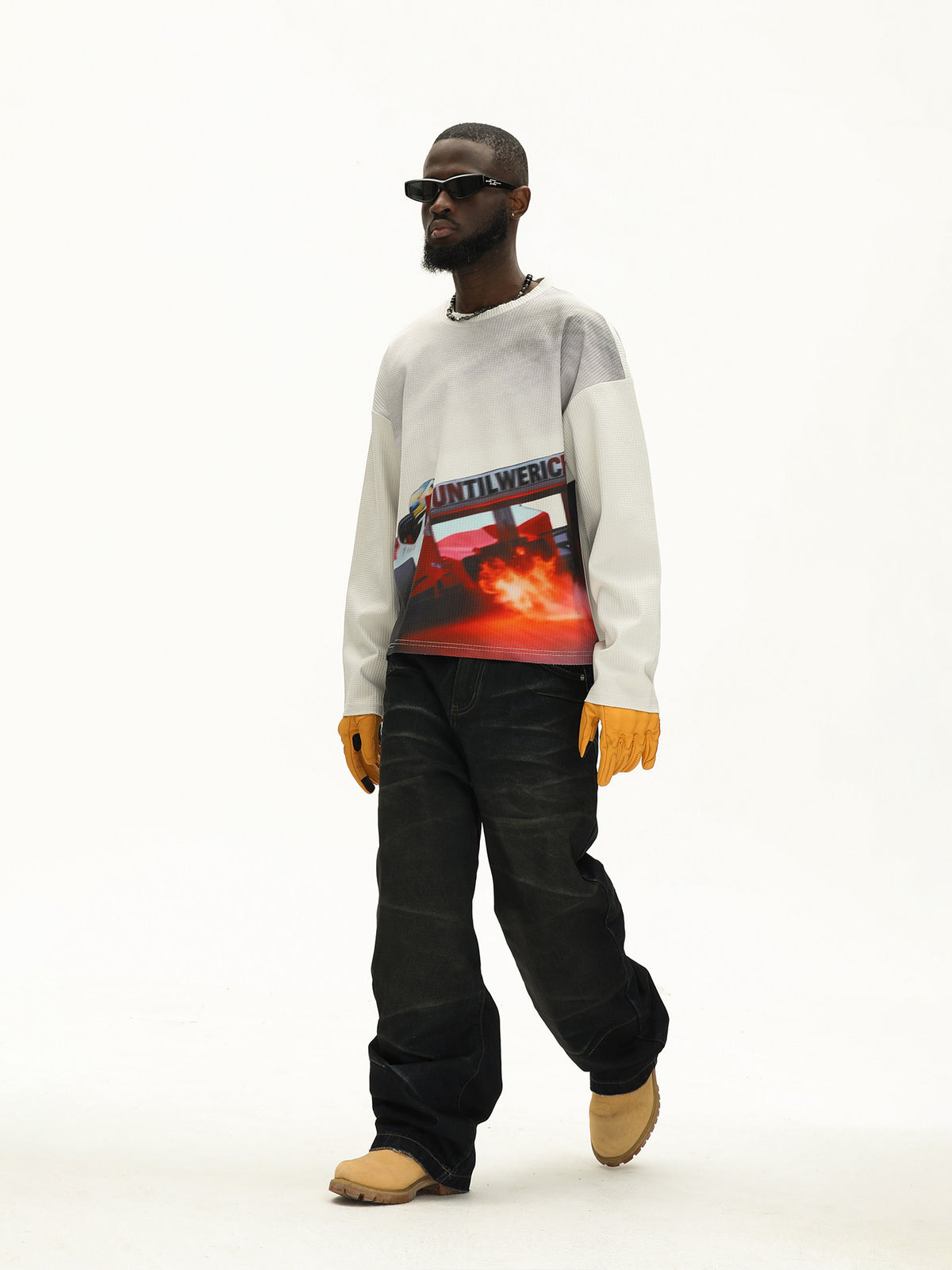 Afterburn Waffle L/S