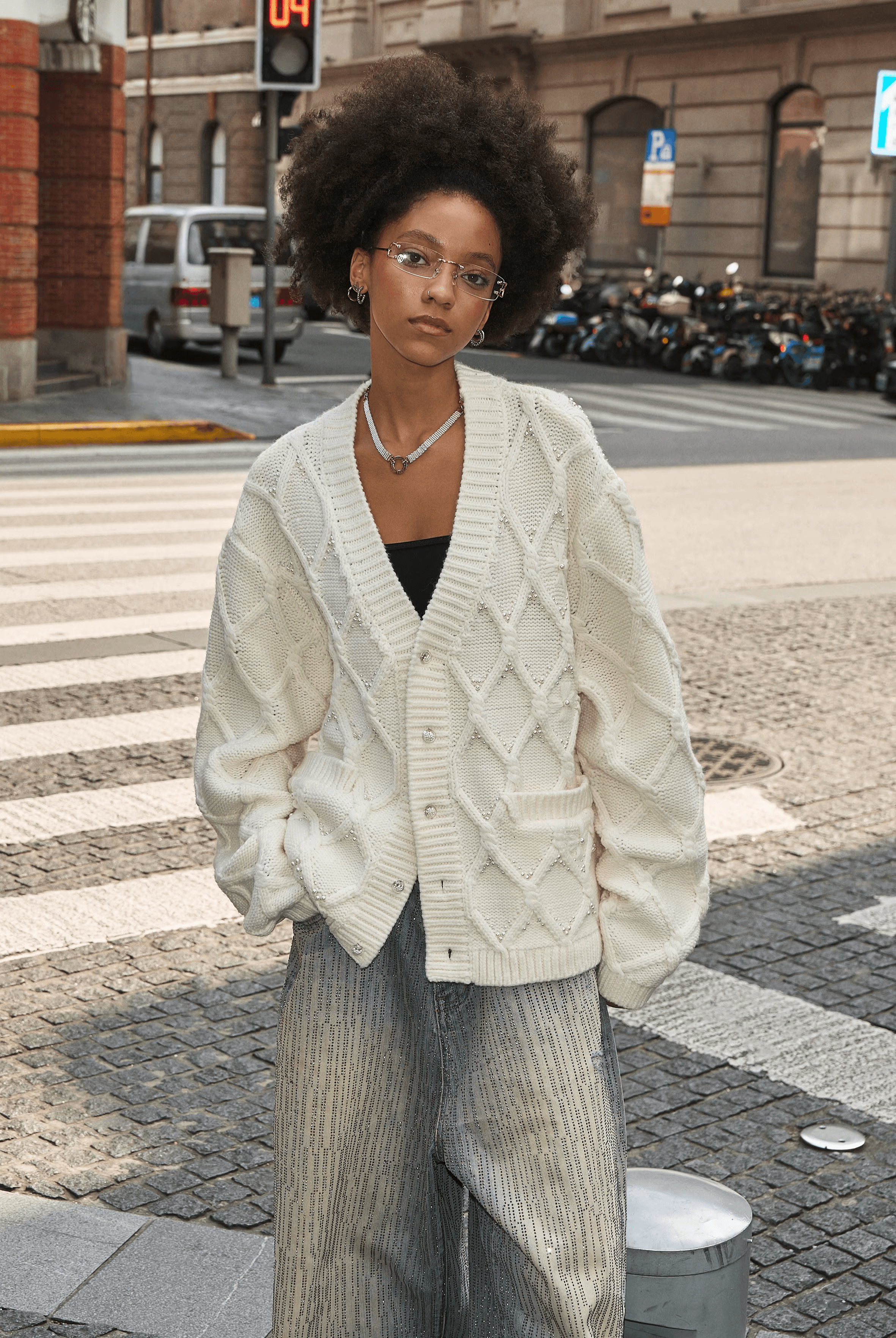 Criss Crossed Cardigan