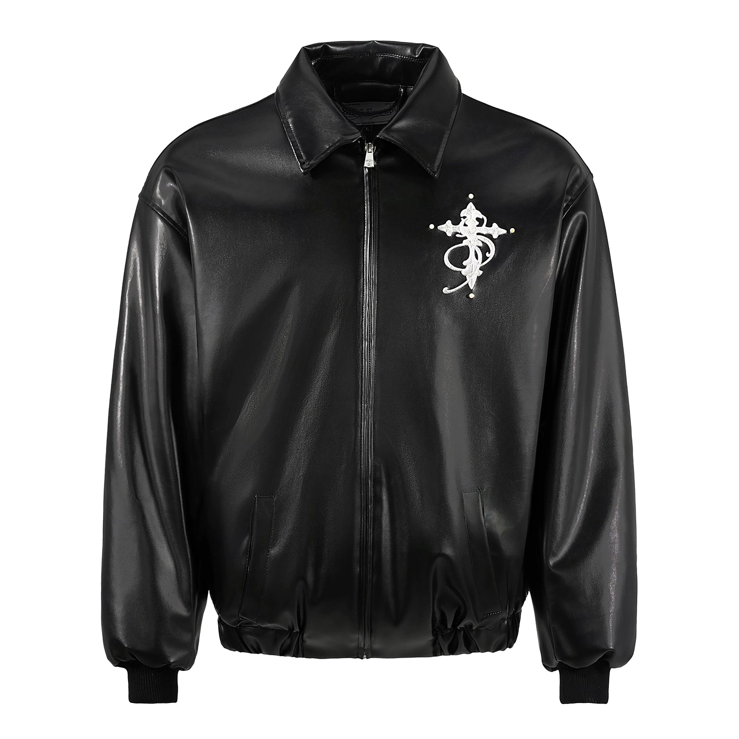え*ん様 PRY シュウト Reversible Leather Jacket Men's GHOST RIDER Black METAL SPIKES Motorcycle Motorbike