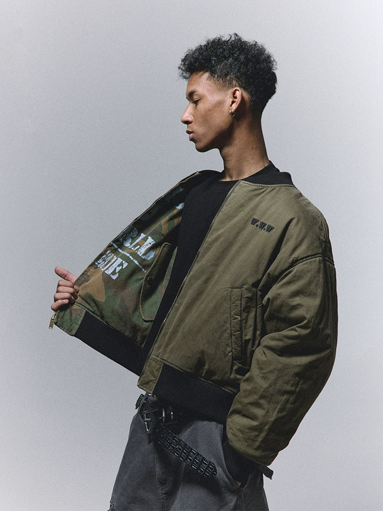 Worldwide Camo Bomber Jacket