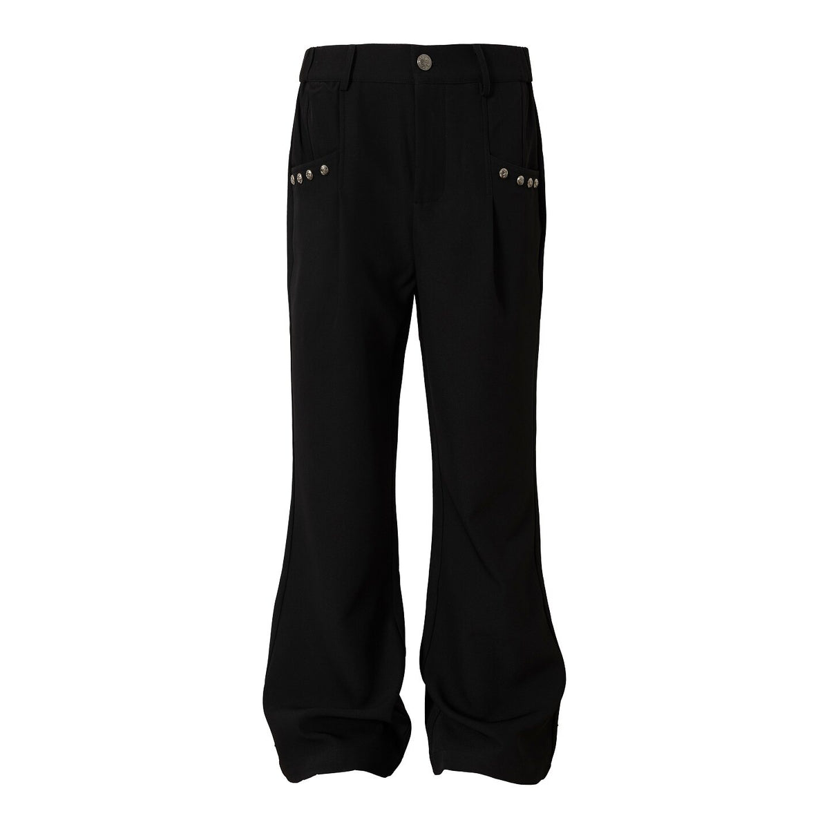 Studded Flare Trousers.