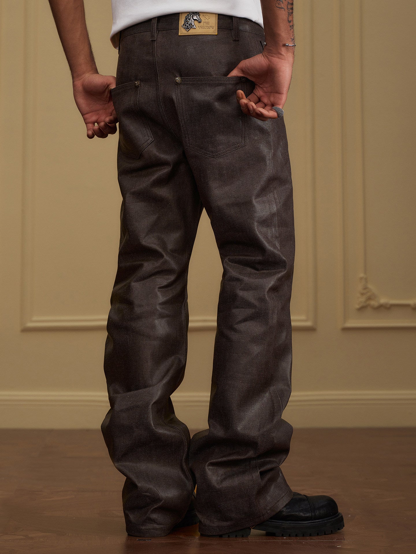 Waxed Jeans