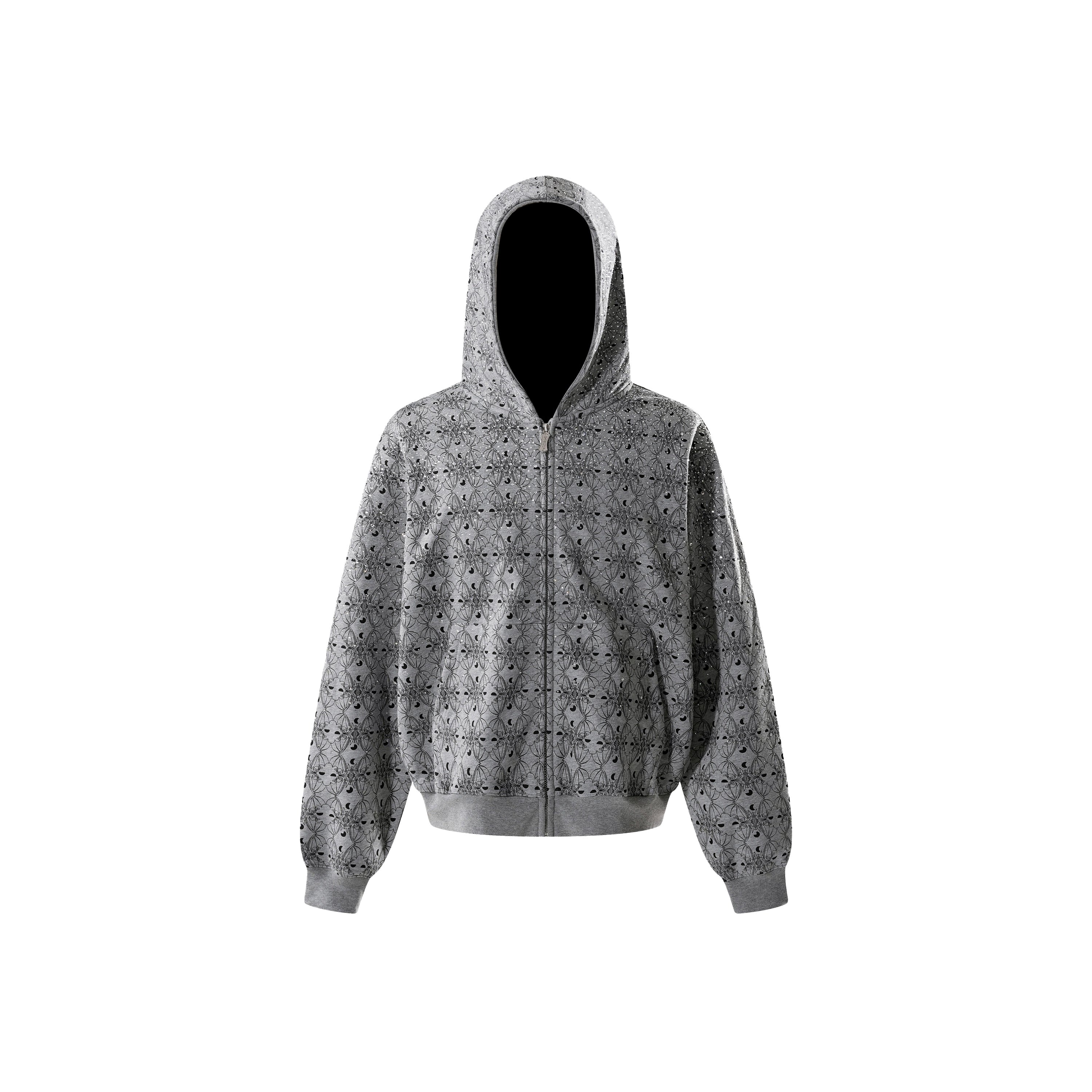 Luminous Rhinestone Hoodie