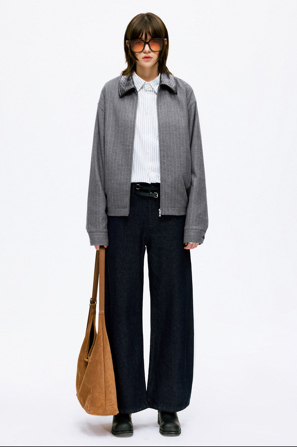 Pinstriped Lounge Jacket