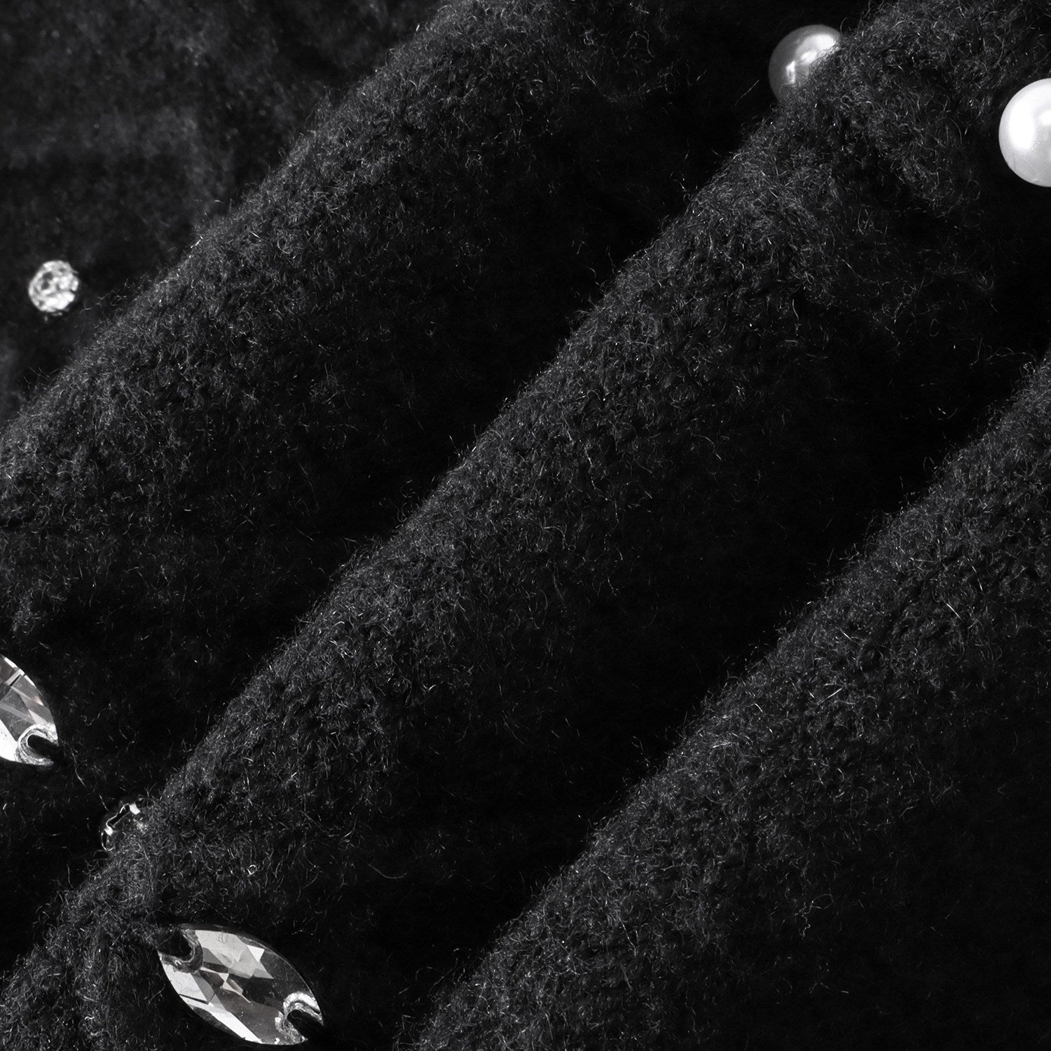 Luminous Rhinestone Cardigan